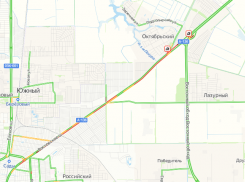 В Краснодаре перекрыли Ростовское шоссе из-за ДТП с двумя фурами