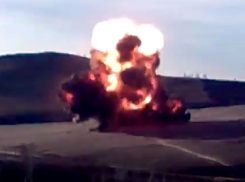 В Ейске взрывают снаряды