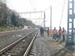Момент смертельного наезда поезда на школьницу в Сочи попал на видео