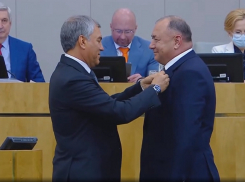 В Госдуме кубанского депутата Демченко наградили почетным знаком за прогулы и молчание