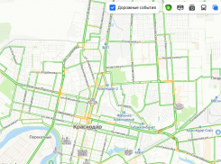 Дороги Краснодара опустели перед Новым годом