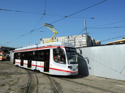 Новый трамвай вышел на линию в Краснодаре 