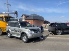 В Краснодаре появились кадры с места массового ДТП на Ростовском шоссе