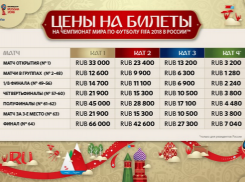 В 535 долларов обойдется самый дешевый билет ЧМ-2018 на стадион «Сочи Арена» 