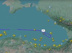 Иностранный самолёт «Артемида» засекли над морем недалеко от Сочи