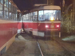  В Краснодаре из-за неправильно установленной стрелки столкнулись два трамвая 