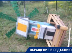 Краснодарец разгромил детскую площадку с мельницами