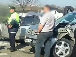 В массовой аварии на трассе с участием семи машин погибла краснодарка