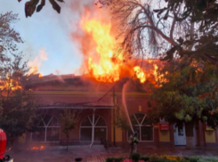 Загорелось отделение Сбербанка в Краснодарском крае