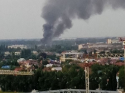   В Краснодаре загорелся супермаркет «Светофор»