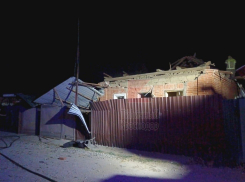 В Яблоновском разрушен дом в результате атаки БПЛА