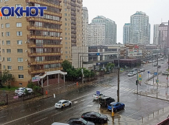 На Краснодар обрушился ливень