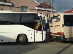 В Новороссийске столкнулись два автобуса с пассажирами