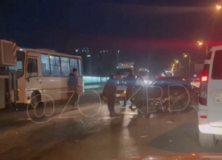 Восемь человек пострадали в ДТП автобуса и трёх авто на Западном Обходе Краснодара