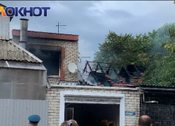 Пожар в частном доме привёл к пробкам в центре Краснодара