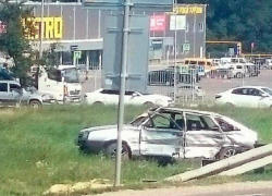 В Новороссийске автомобиль столкнулся с микроавтобусом