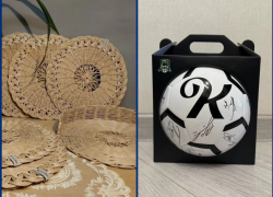 Мячи с автографами и плетеные подносы: какие необычные сувениры встречаются на Кубани