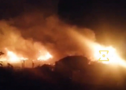 Винзавод «Долина» сгорел в Темрюкском районе Краснодарского края