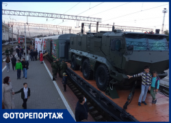 Тематический поезд Минобороны собрал аншлаг в Краснодаре