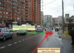В Краснодаре под колеса «Волги» попала 37-летняя женщина