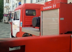 Второй раз за месяц в Краснодаре произошел пожар на Сенном рынке 