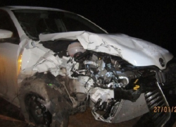 Три человека попали в больницу в результате дорожной аварии на Кубани 