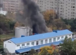  Малярный цех вспыхнул в Краснодаре 
