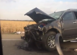  В лобовом столкновении в Брюховецком районе погибли два человека 