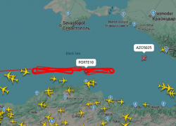 Крупнейший дрон-разведчик США кружит над Чёрным морем