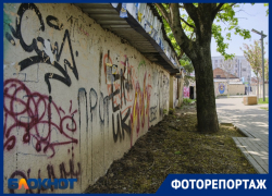 Мэрия Краснодара отчиталась об уничтожении нетронутых граффити в популярном сквере