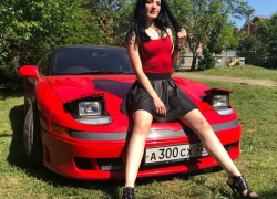 Автоблогерша на красном «японском FERARRI» не нашла страшных пробок в Краснодаре