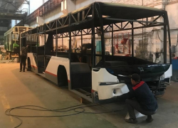 Мэрия Краснодара показала снимки полуготовых электробусов