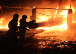 В Северском районе Кубани сгорел жилой барак