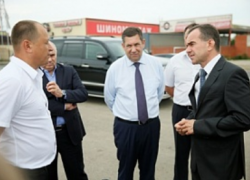 Кондратьев протестировал двухуровневую развязку в Динском районе