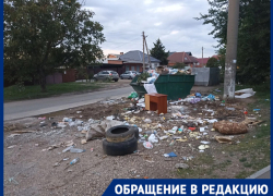 Горы мусора вместо остановки: в хуторе Ленина пассажиры ждут транспорт на «свалке»