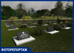 Озеленение, скамейки и надгробия: ЧВК "Вагнер" показал проект благоустройства кладбища в Горячем Ключе