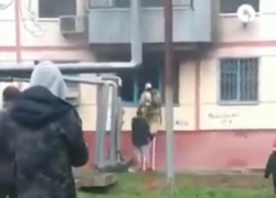  В Краснодарской многоэтажке произошел пожар 