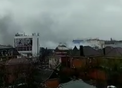  В Краснодаре загорелся частный дом 