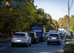 Пробки сковали Краснодар из-за ограничения движения на Красных Партизан