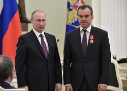 Владимир Путин обсудит текущие проблемы с губернатором Краснодарского края Вениамином Кондратьевым