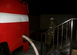 В Абинске пожар в магазине чудом не распространился на соседние здания