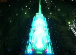  В Краснодаре устроили праздник в честь открытия фонтанов 