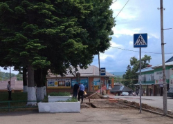 Мину нашли во время ремонта дороги на юге Краснодарского края