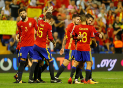 Сборная Испании по футболу прилетает в Краснодар