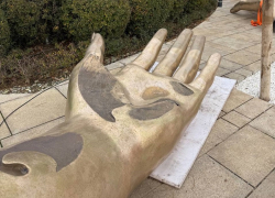 Новый огромный арт-объект собирают в парке Галицкого в Краснодаре