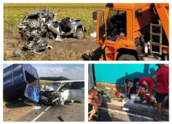 В ДТП на Кубани погибли два человека и десять оказались в больнице