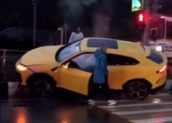 В Краснодарском крае в аварию попала Ламборджини за 20 млн рублей