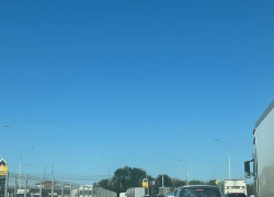 На Восточном обходе Краснодара выстроилась 5-километровая пробка 