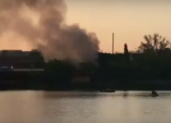 В Краснодаре на Садовой загорелось закрытое кафе