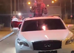  Житель Краснодара задержан за езду с фейерверками на машине